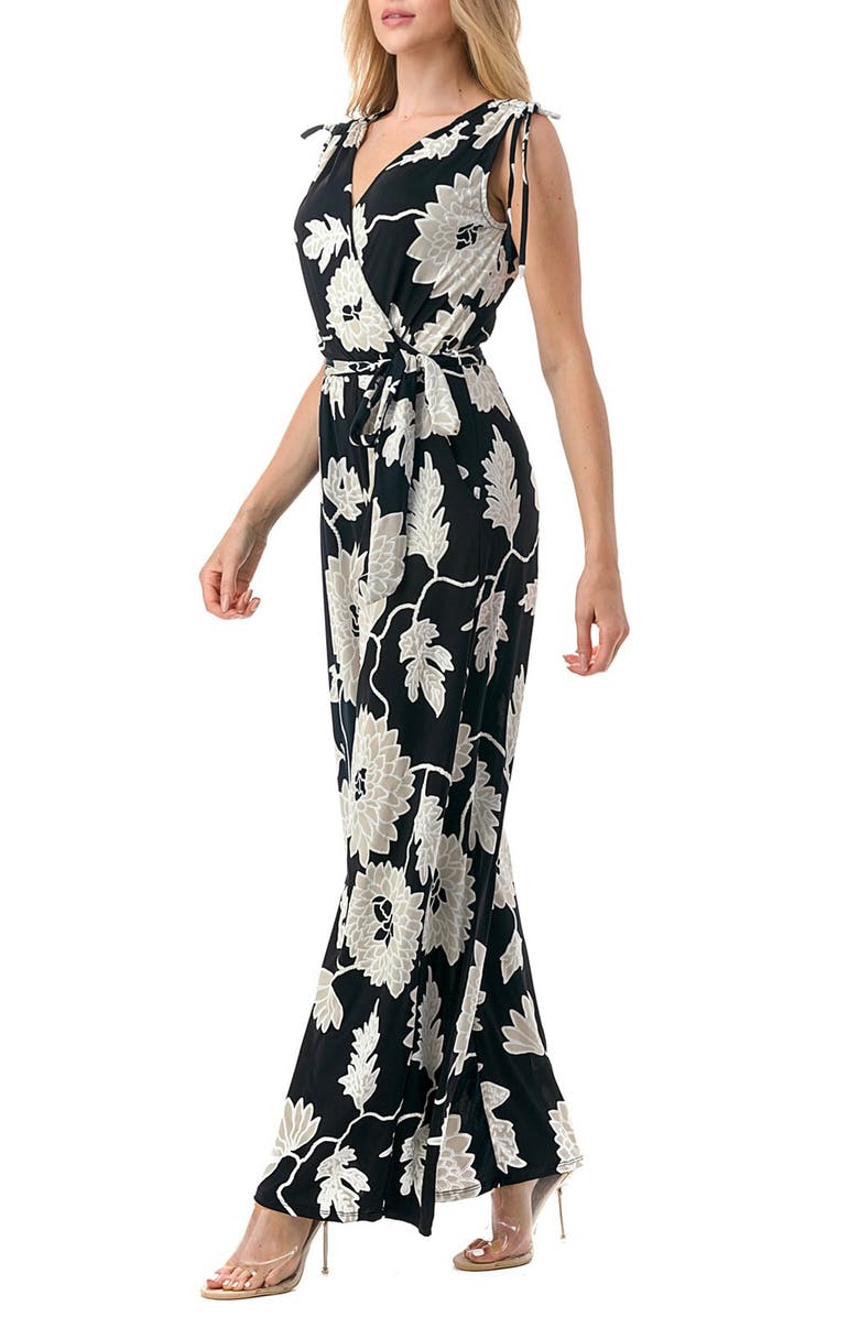 O.L. Tie Waist Wide Leg Jumpsuit, Alternate, color, 
