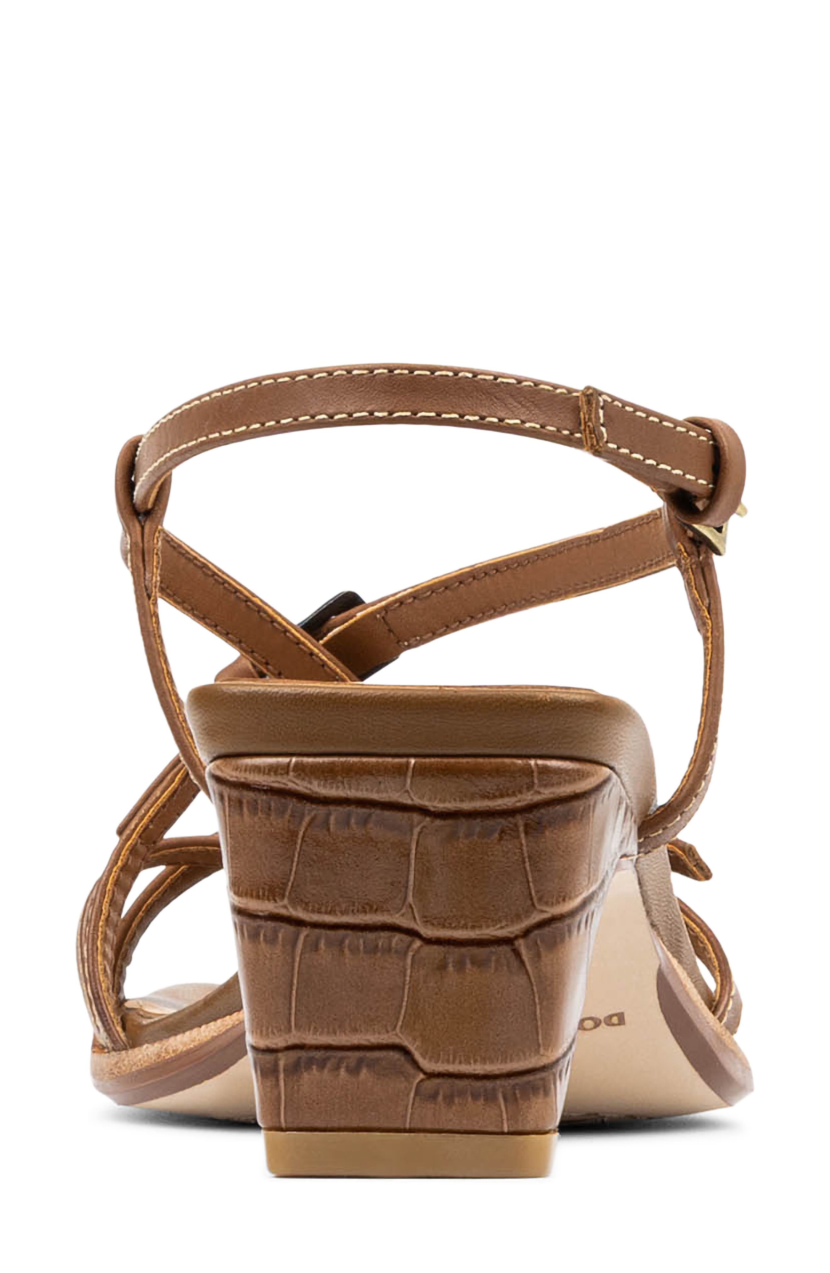 Donald Pliner Daffney Strappy Sandal, Alternate, color, Saddle