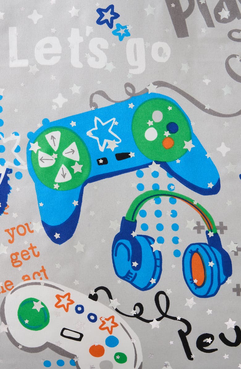 VCNY HOME Print 3-Piece Comforter Set, Alternate, color, Blue