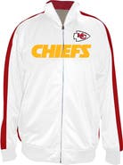 FANATICS Men's Fanatics White Kansas City Chiefs Big & Tall Tricot Full-Zip Track Jacket