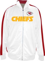 FANATICS Men's Fanatics White Kansas City Chiefs Big & Tall Tricot Full-Zip Track Jacket