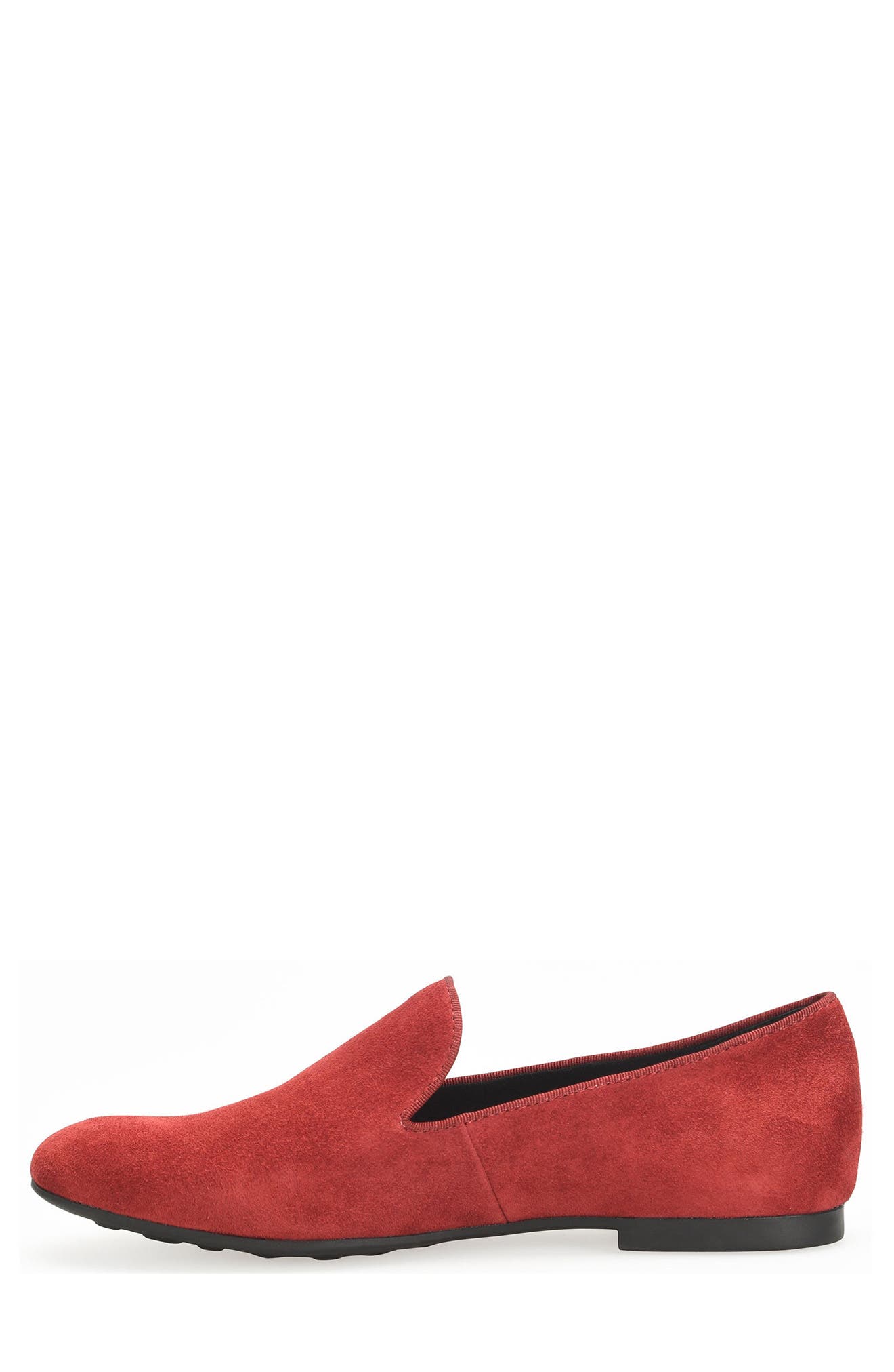 Born Belina Suede Loafer, Alternate, color, RED SUEDE