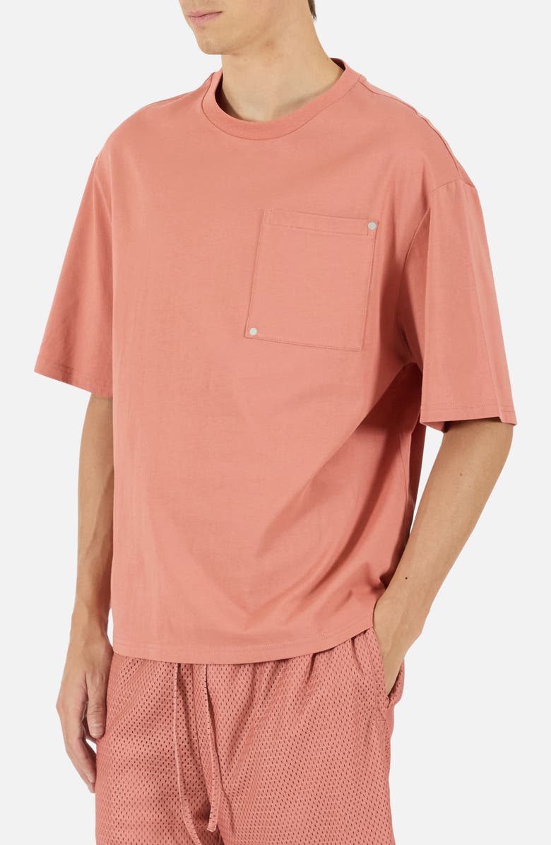KROST Rivet Pocket Cotton Blend T-Shirt, Alternate, color, Brick Dust