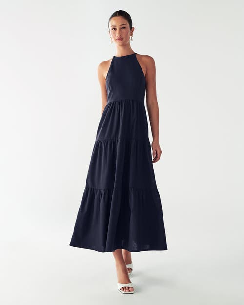 Willa Aquila Maxi Dress In Blue