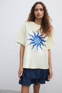 H&M Oversized t-shirt with printed motif