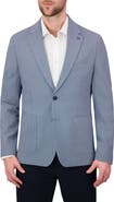 Report Collection Seersucker Textured Sport Coat