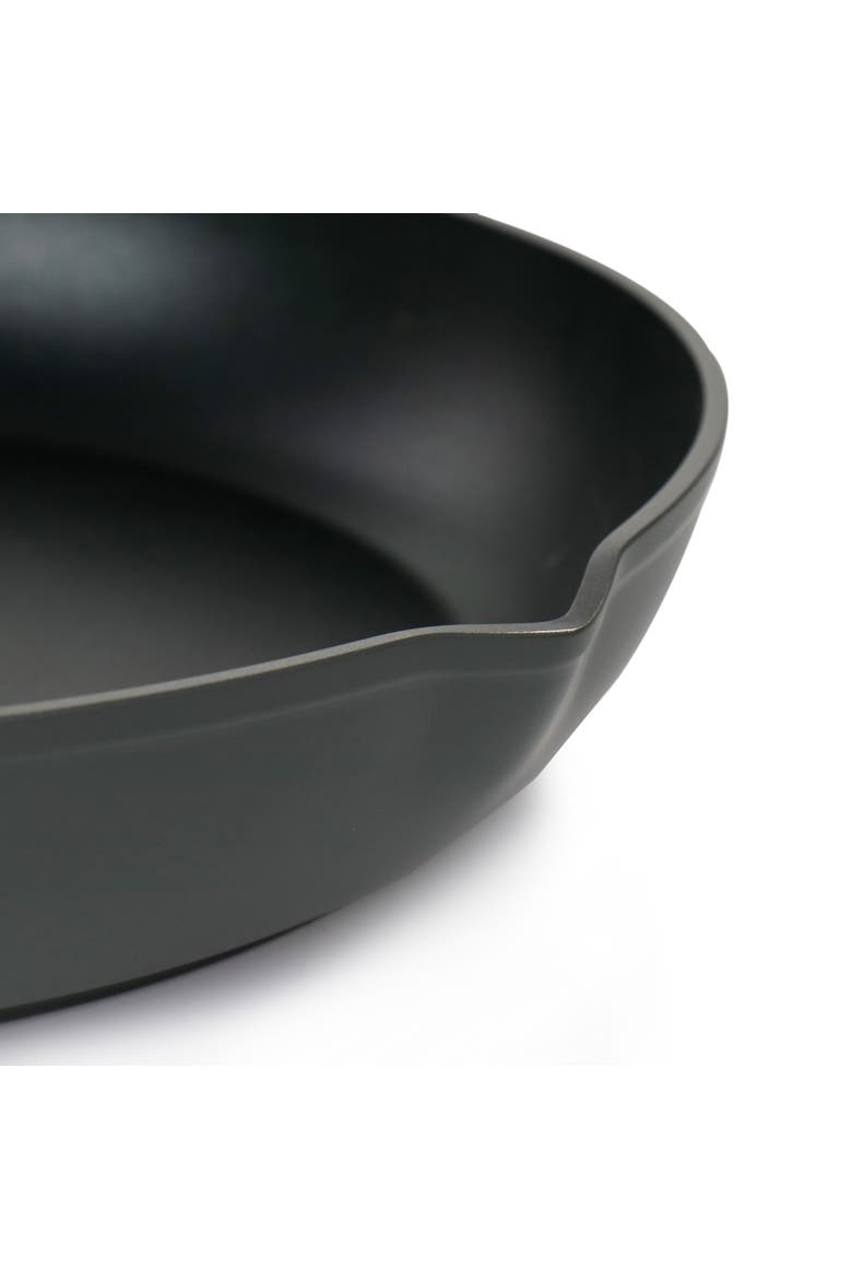 Rigby 9.5 Inch Aluminum Nonstick Frying Pan  with Pouring Spouts, Alternate, color, Green
