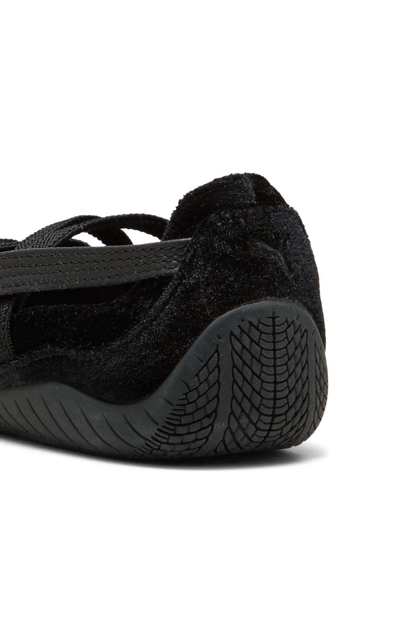 PUMA Kids' Speedcat Ballet Velvet Sneaker, Alternate, color, Black