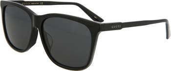 60mm Square Rectangle Sunglasses