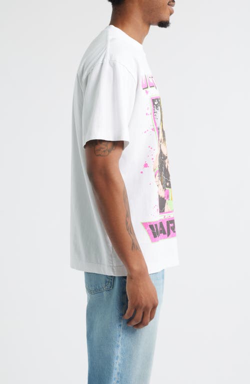 Id Supply Co Wwe Ultimate Warrior Graphic T-shirt In White