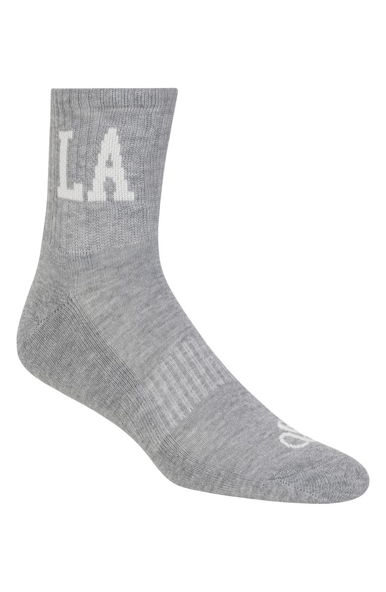 Scotch & Soda 6-Pack Assorted Terry Quarter Crew Socks, Alternate, color, Black