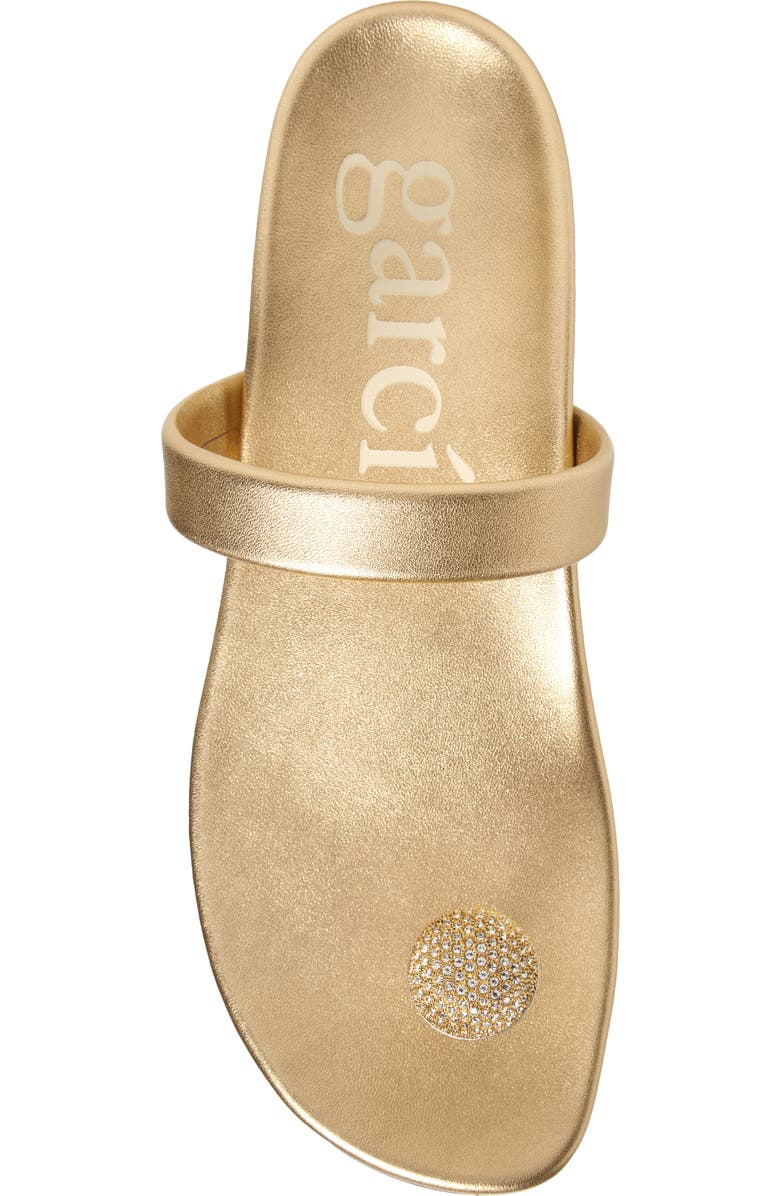 Pedro Garcia Bria Crystal Embellished Flip Flop, Alternate, color,