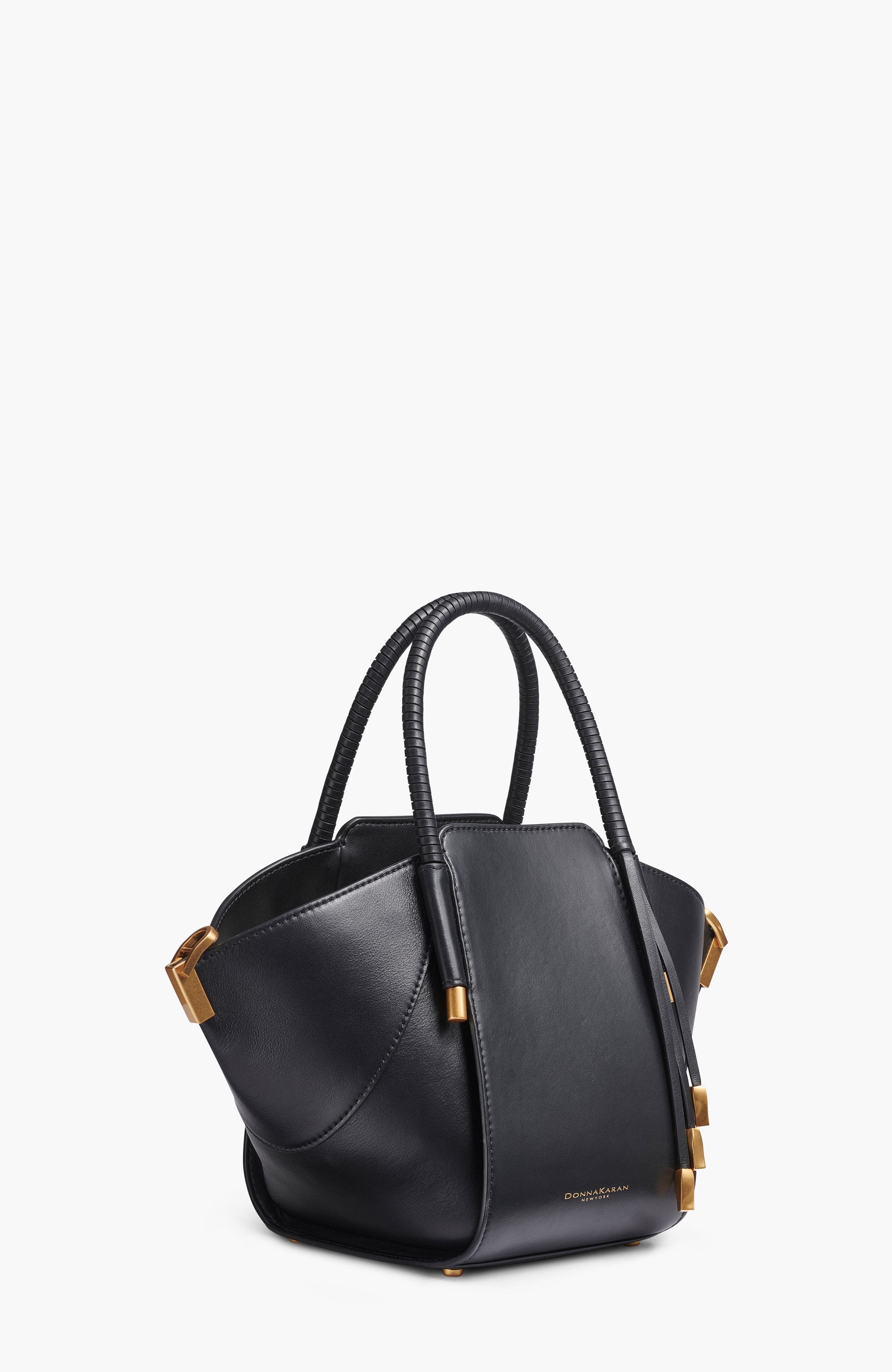 Donna Karan New York Baldwin Satchel Crossbody, Alternate, color, Blk/Gold