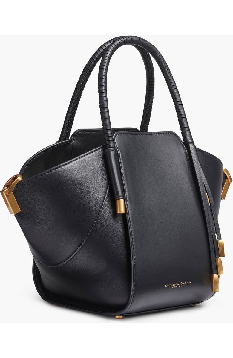 Donna Karan New York Baldwin Satchel Crossbody, Alternate, color, Blk/Gold