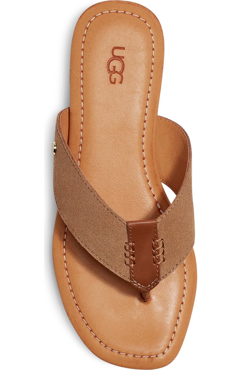 UGG<sup>®</sup> Carey Flip Flop, Alternate, color,