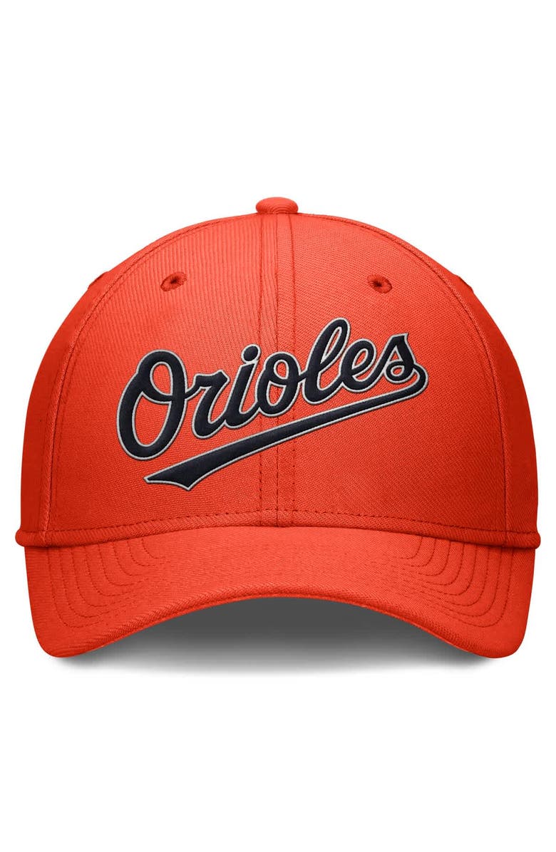 Nike Men's Nike Orange Baltimore Orioles Rise Performance Flex Hat, Alternate, color, 