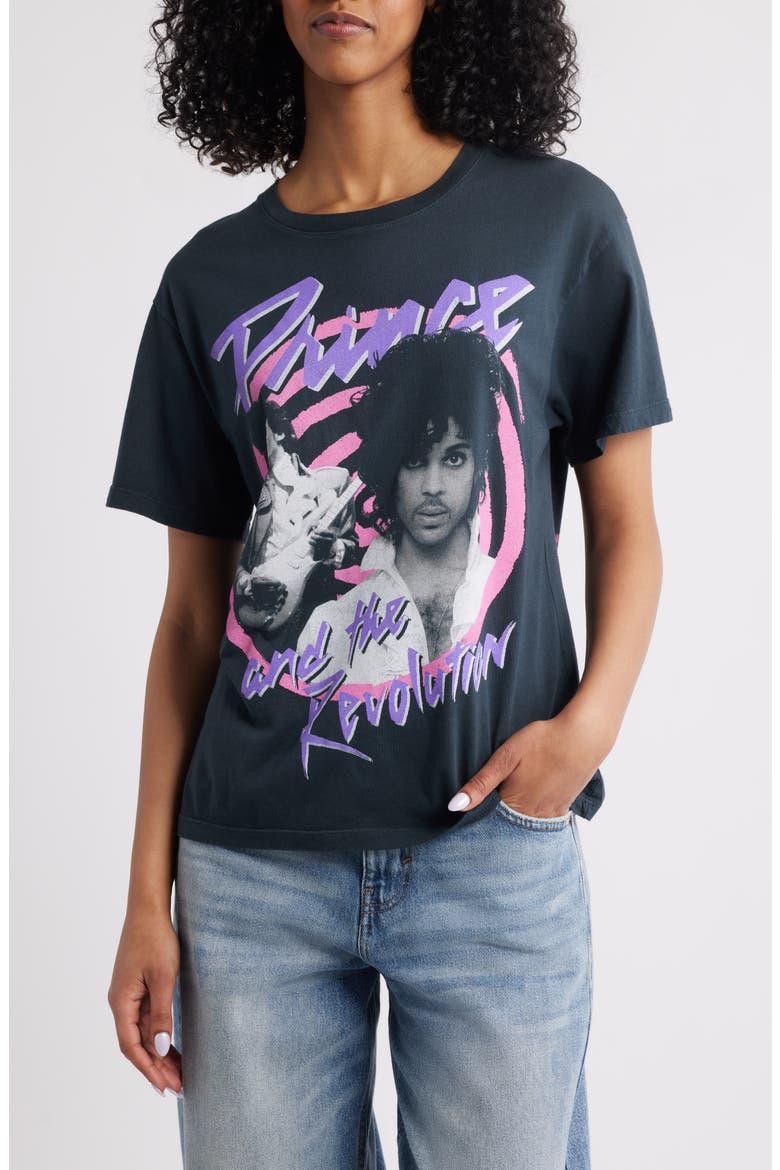 Prince Let's Go Crazy Cotton Graphic T-Shirt, Main, color, VINTAGE BLACK