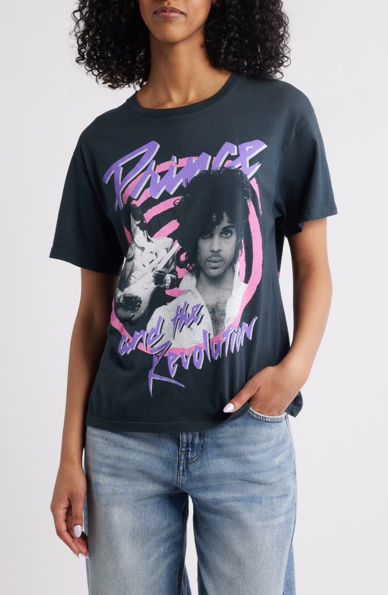 Daydreamer Prince Let's Go Crazy Cotton Graphic T-Shirt, Main, color,