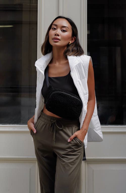 Zella Packable Quilted Vest In Black