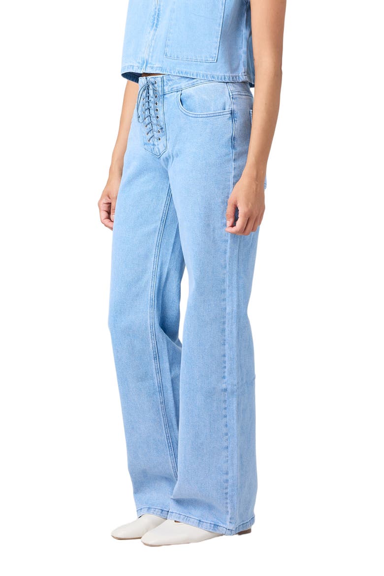 Mikey Lace Up Jean, Alternate, color, South St.