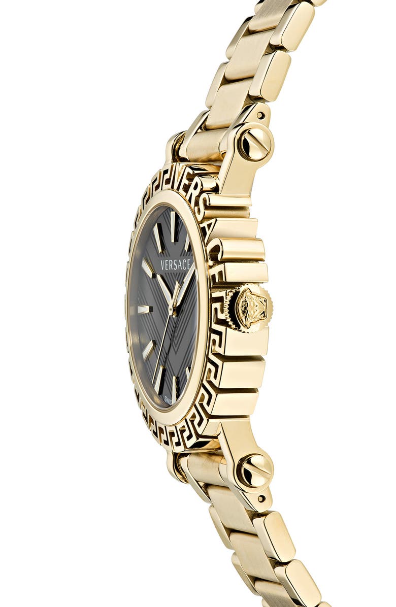 Versace Greca Glam Bracelet Watch, 40mm, Alternate, color,