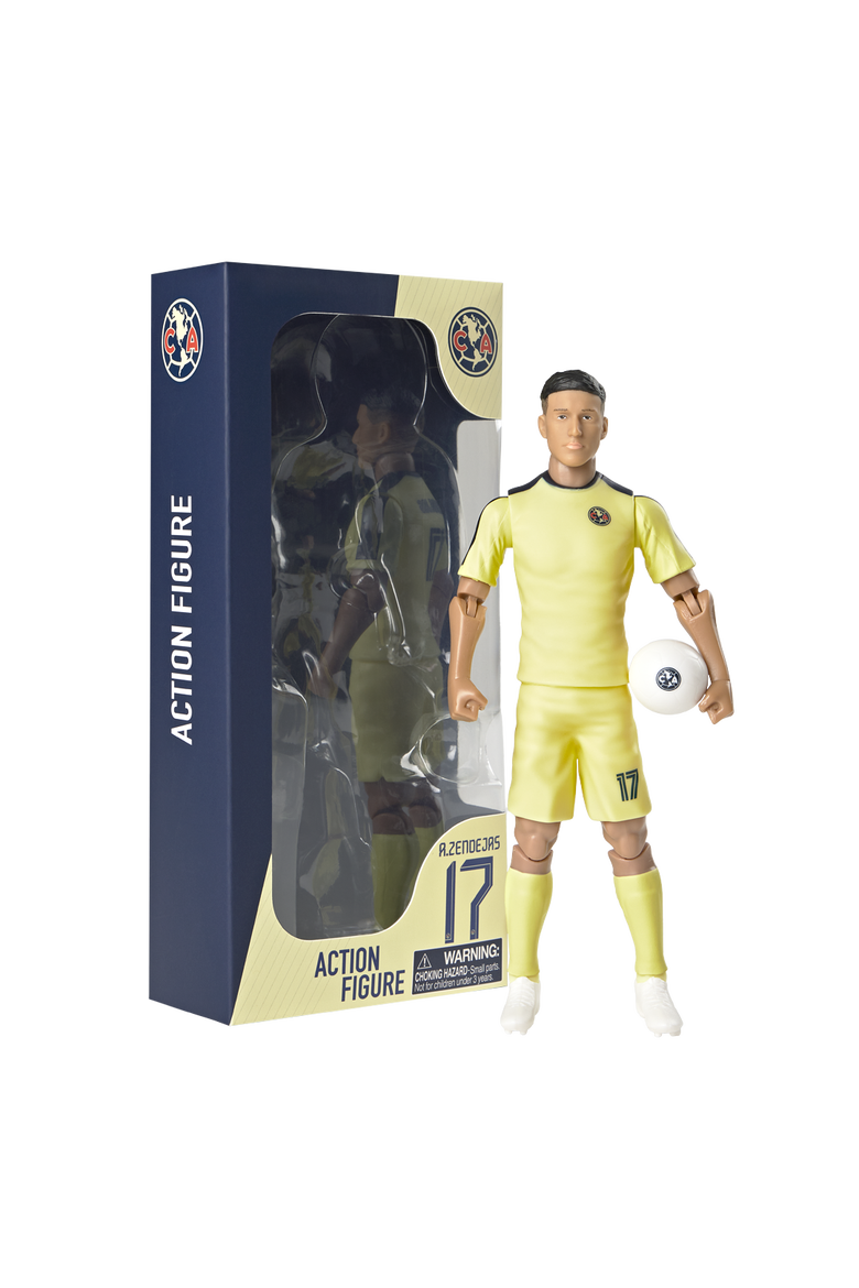 Sockers Club América Alejandro Zendejas 8" Soccer Action Figure, Main, color, Yellow