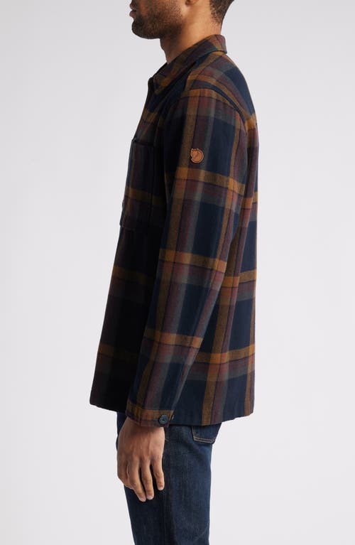FJALL RAVEN FJÄLLRÄVEN SINGI ORGANIC COTTON FLANNEL OVERSHIRT