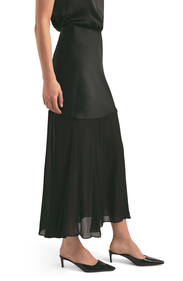 Favorite Daughter The Fancy Favorite Semi-Sheer Maxi Skirt, Alternate, color,