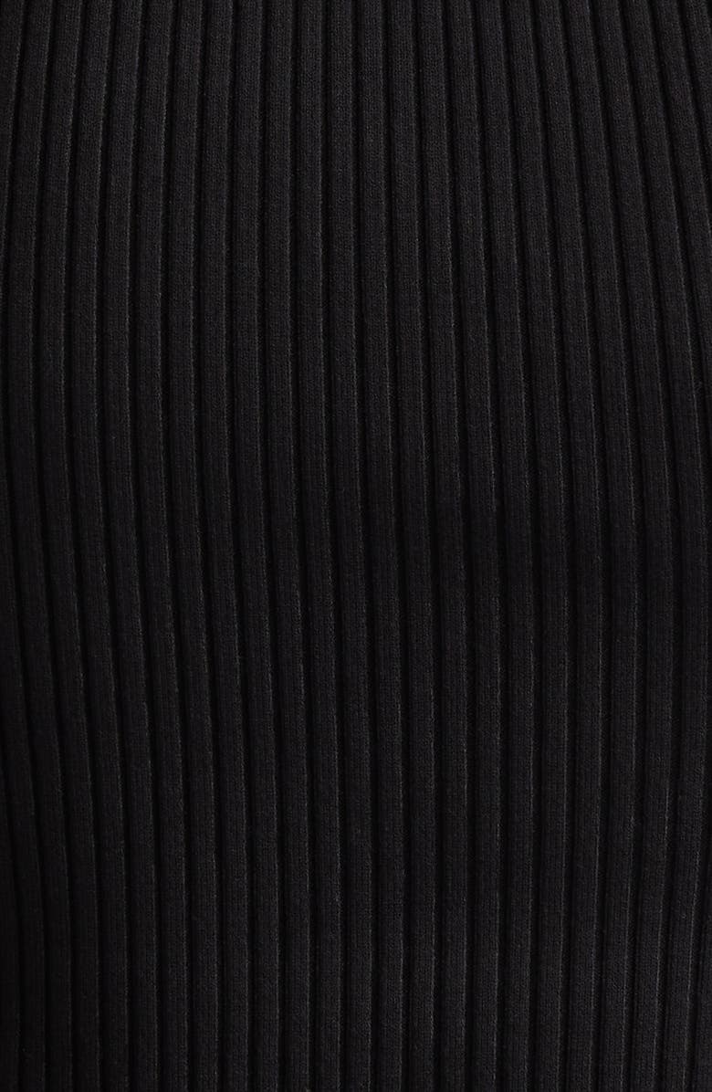 Courrèges Slash Rib Sweater Dress, Alternate, color,