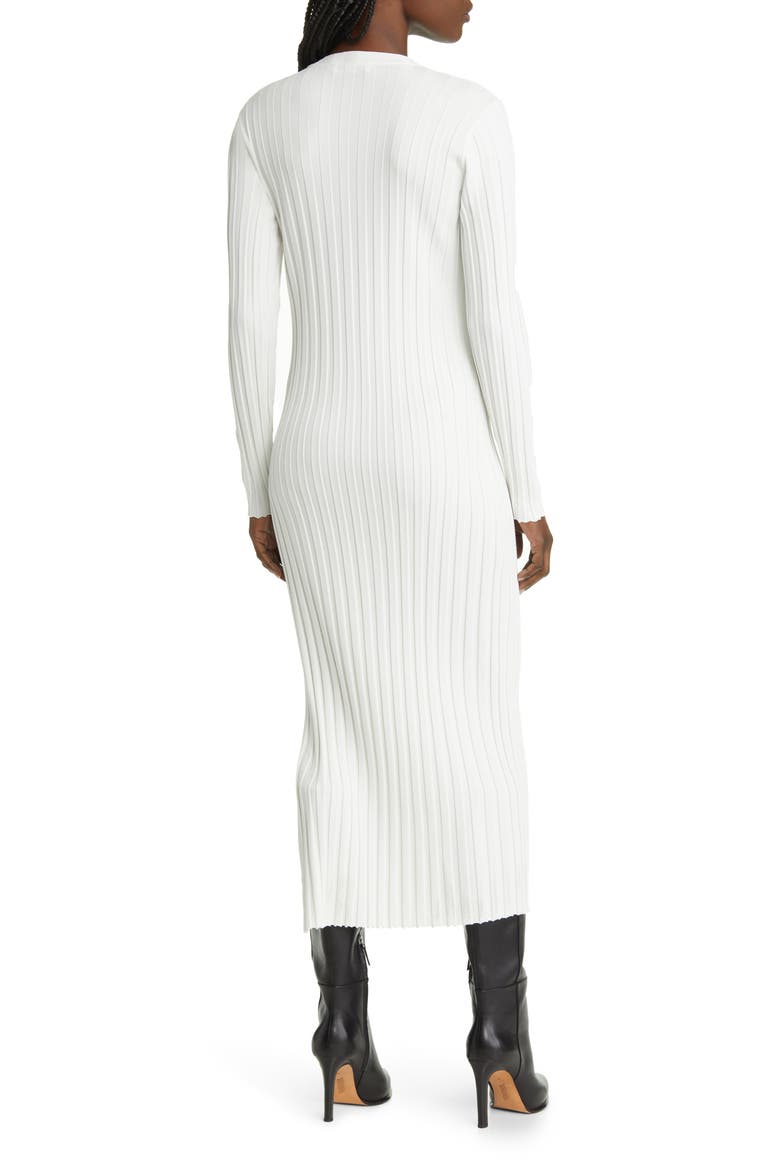 Long Sleeve Rib Maxi Sweater Dress, Alternate, color, OFF WHITE