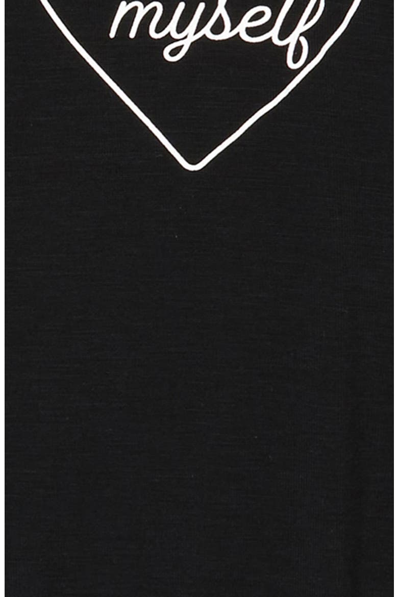 Kids' Graphic Tee, Alternate, color, BLACK ALWAYS MYSELF