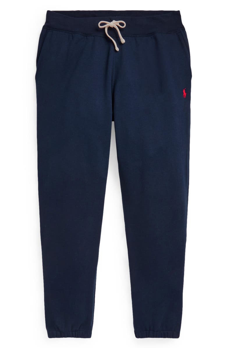 Polo Ralph Lauren Fleece Joggers, Alternate, color, Cruise Navy