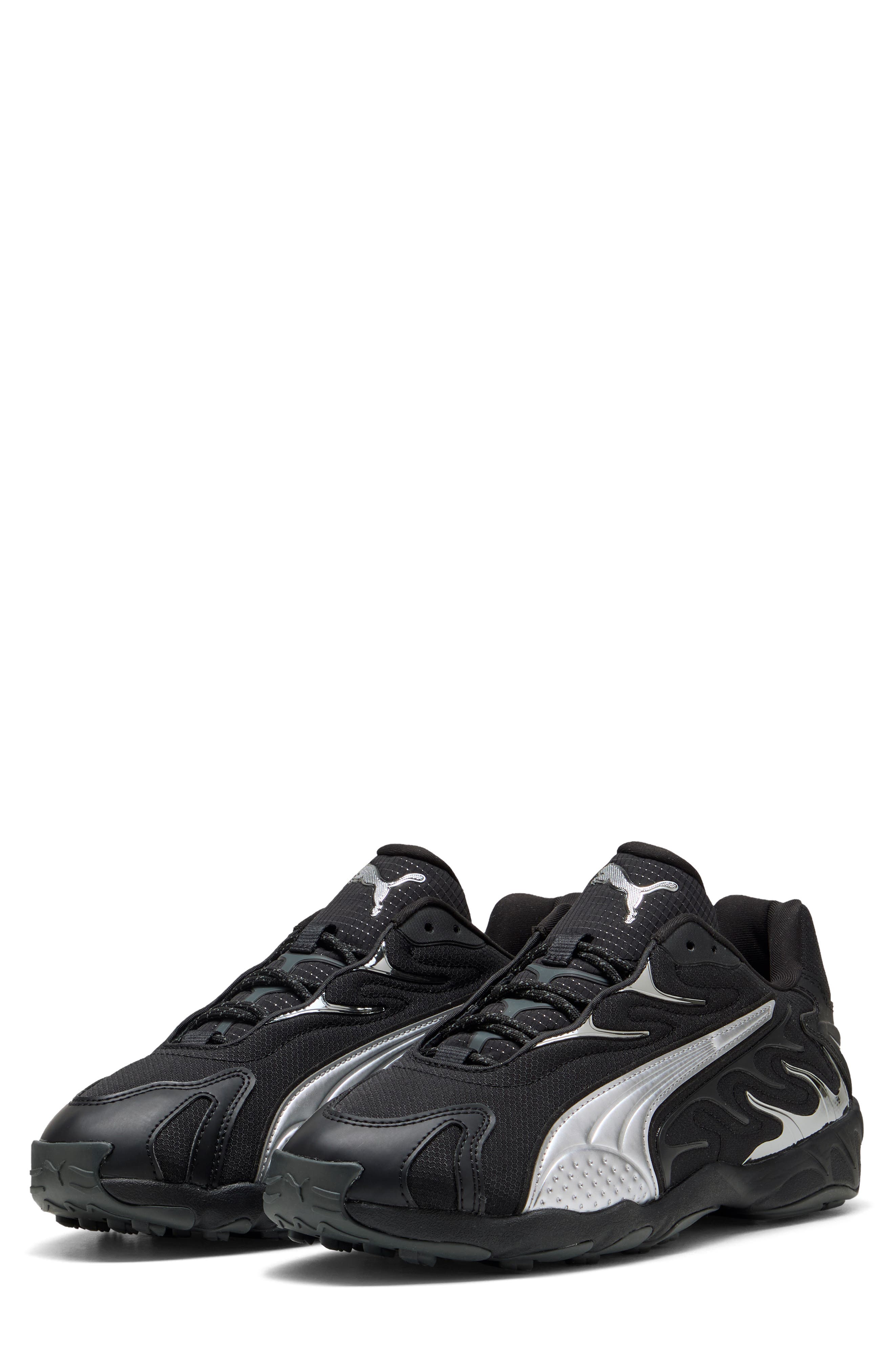 PUMA Inhale Smile Sneaker, Main, color, Puma Black/ Puma Silver
