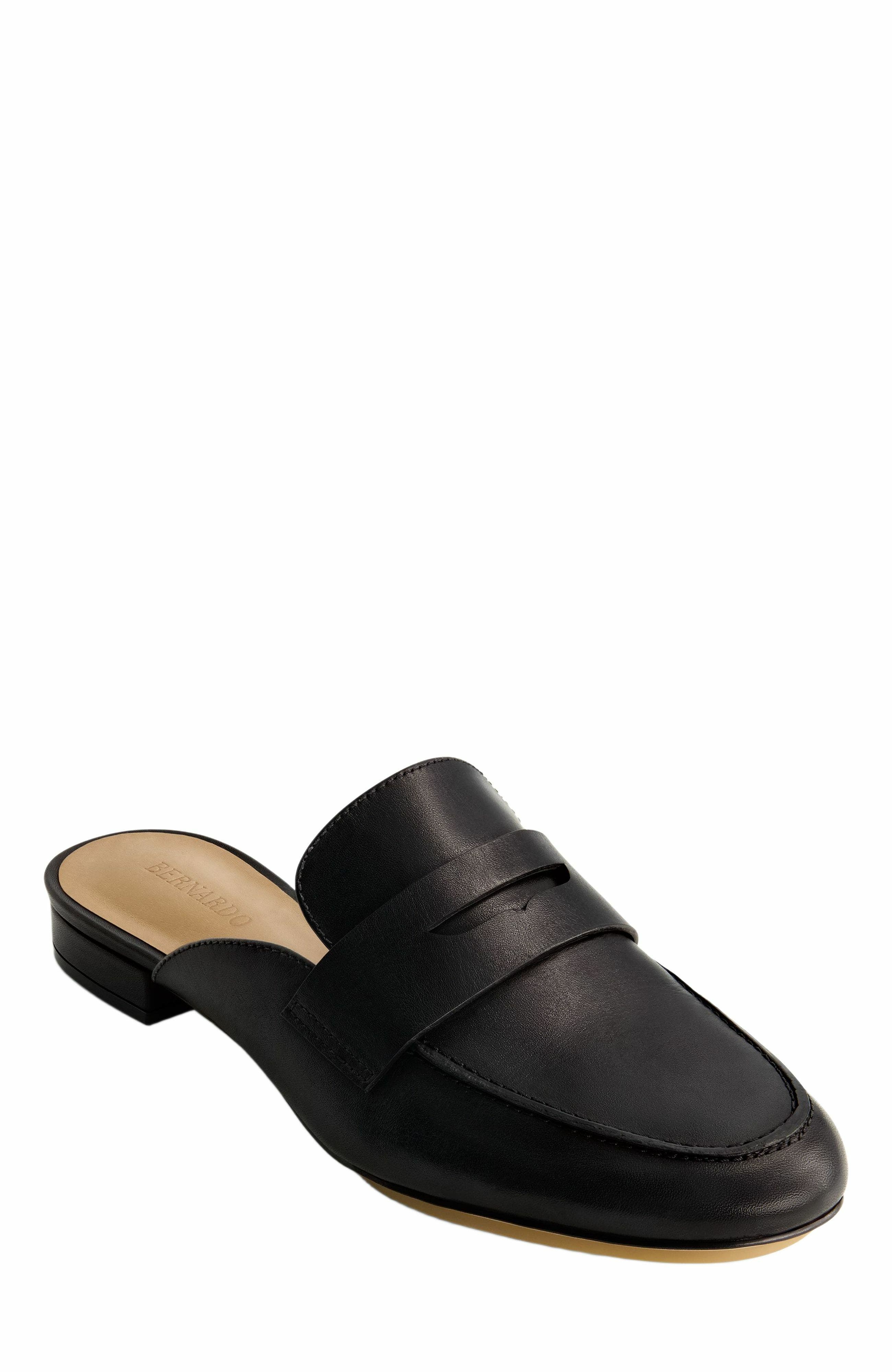 Bernardo Footwear Balda Loafer Mule, Alternate, color, Black