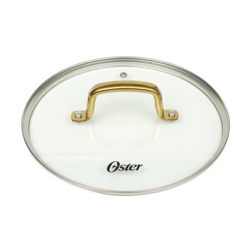 Oster Abbottsford 4.4 Quart Nonstick Aluminum Dutch Oven With Glass Lid In Black