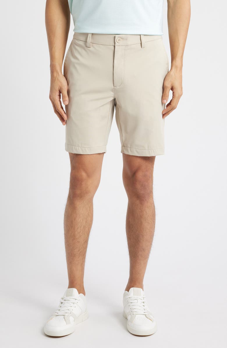 Scott Barber Sono Flat Front Stretch Chino Shorts, Main, color, 