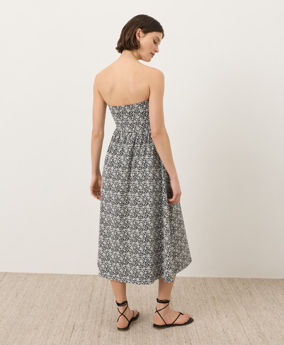 Fit & Flare Strapless Dress Made With Organic Cotton - image 2