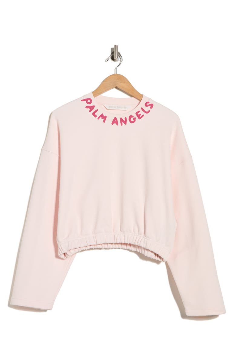 Palm Angels Graphic Sweatshirt, Main, color, Pink