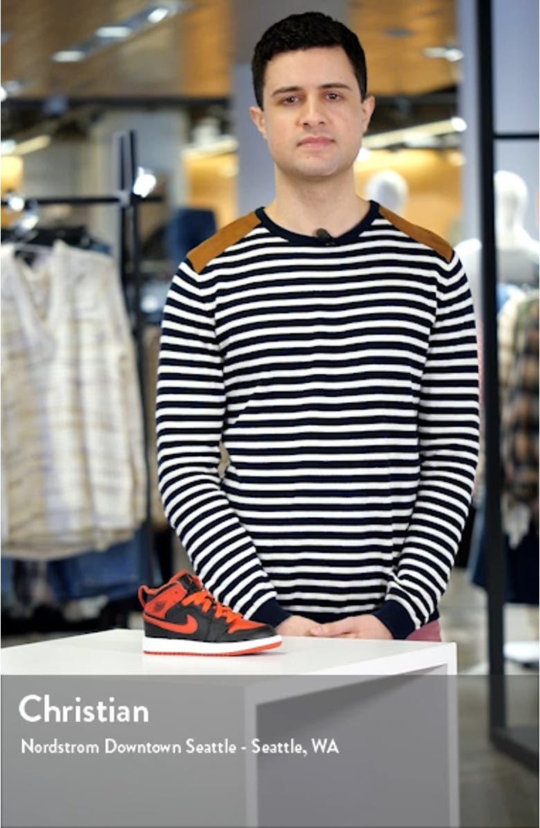 Kids' Air Jordan 1 Mid Sneaker, sales video thumbnail