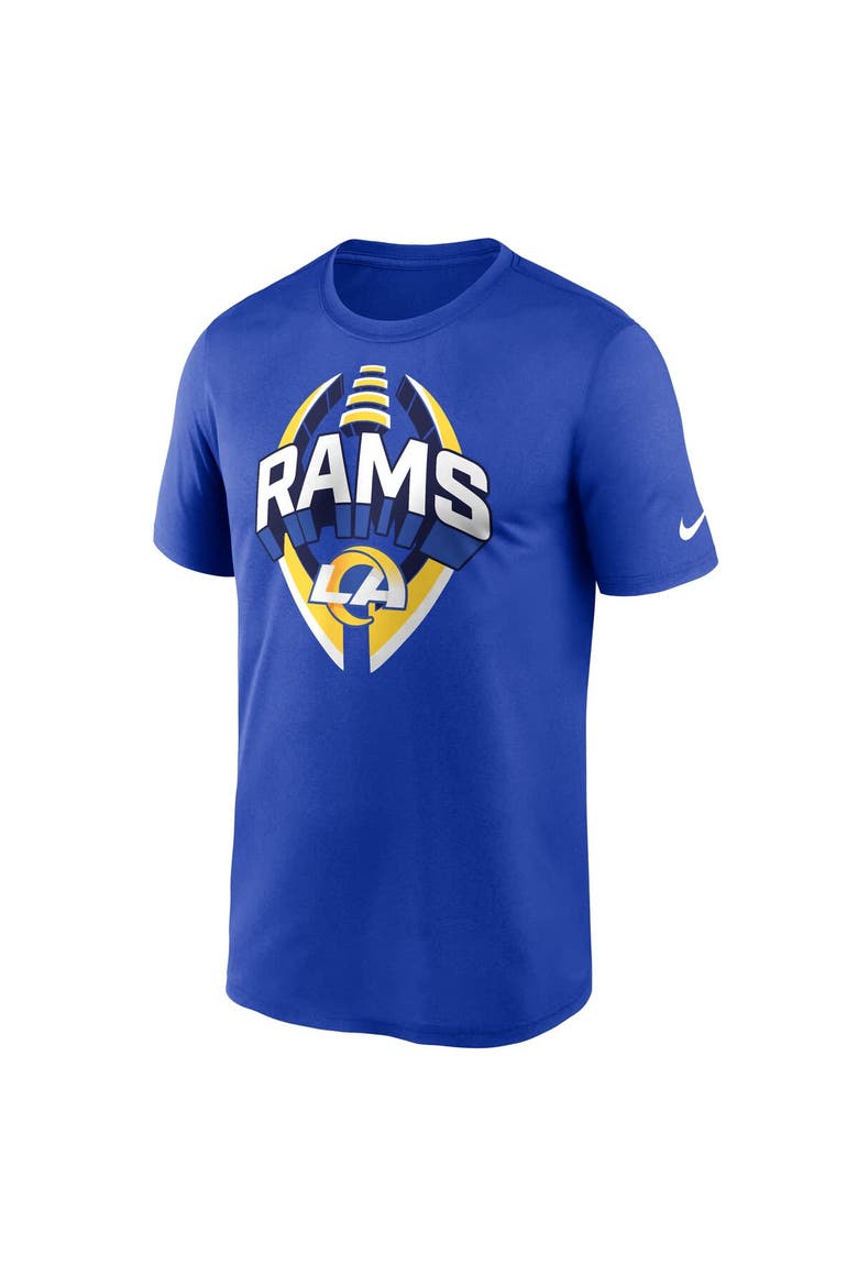 Men's Nike Royal Los Angeles Rams Legend Icon Performance T-Shirt, Alternate, color, Royal