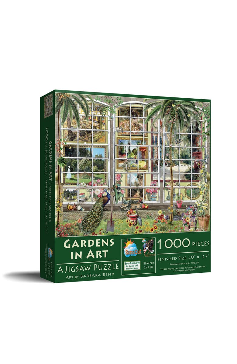 Sunsout Gardens in Art 1000 piece Jigsaw Puzzle for Adults, Main, color, Multicolor