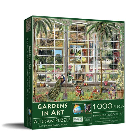 Gardens in Art 1000 piece Jigsaw Puzzle for Adults