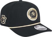 New Era Men's New Era Black Colorado Buffaloes COOLERA 9SEVENTY Rope Stretch-Snap Hat