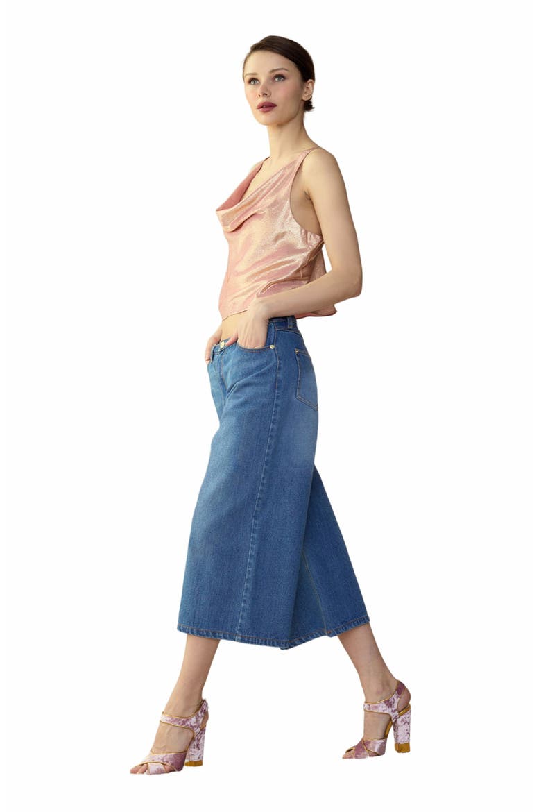 Tommy Denim Capri, Alternate, color, Denim