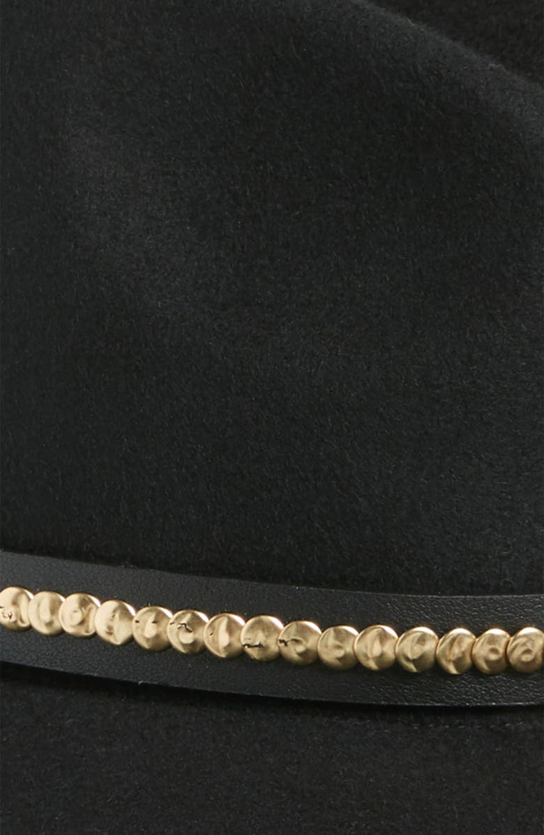 AllSaints Long Brim Fedora Hat, Alternate, color, 