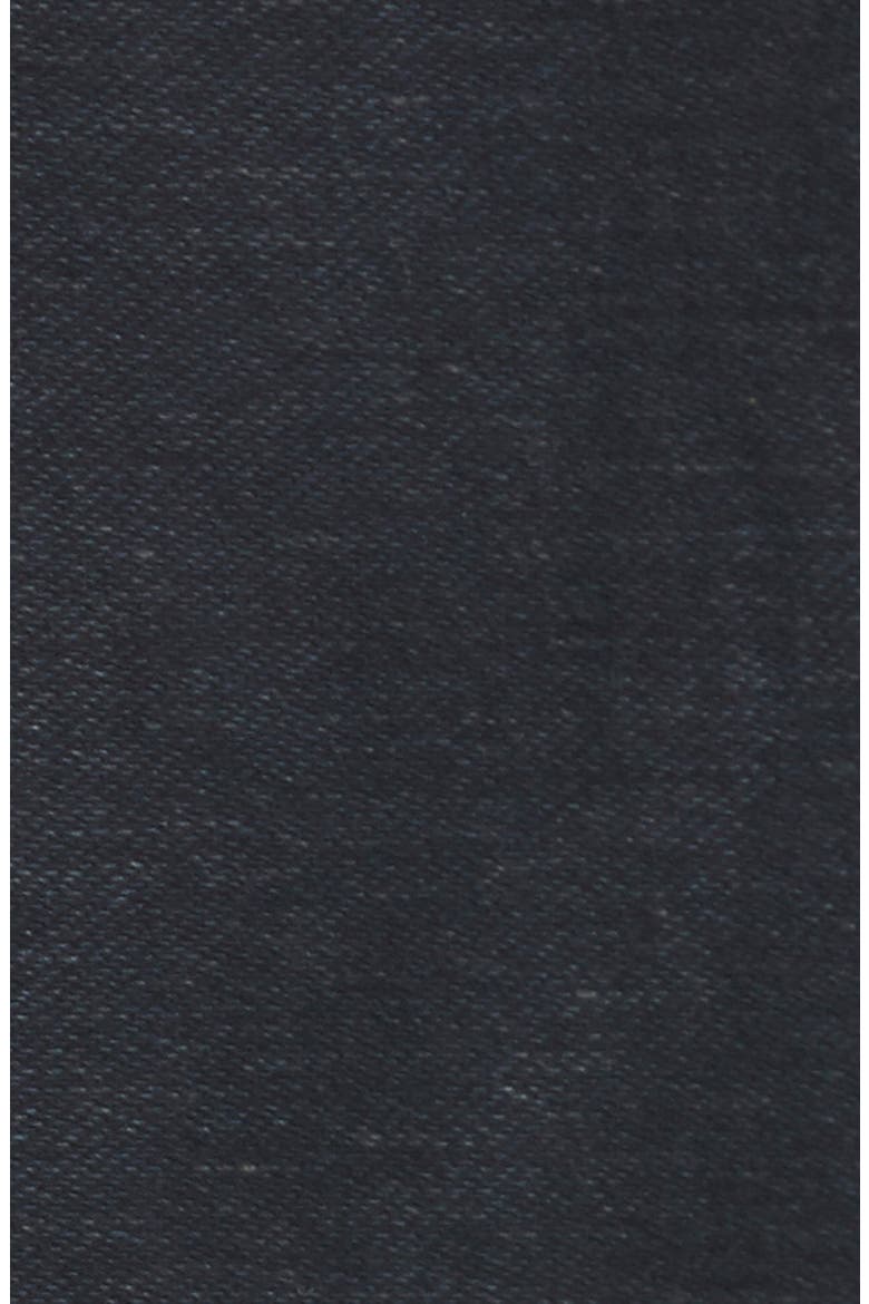 Knit Denim Moto Jacket, Alternate, color, SUPER DARK INDIGO