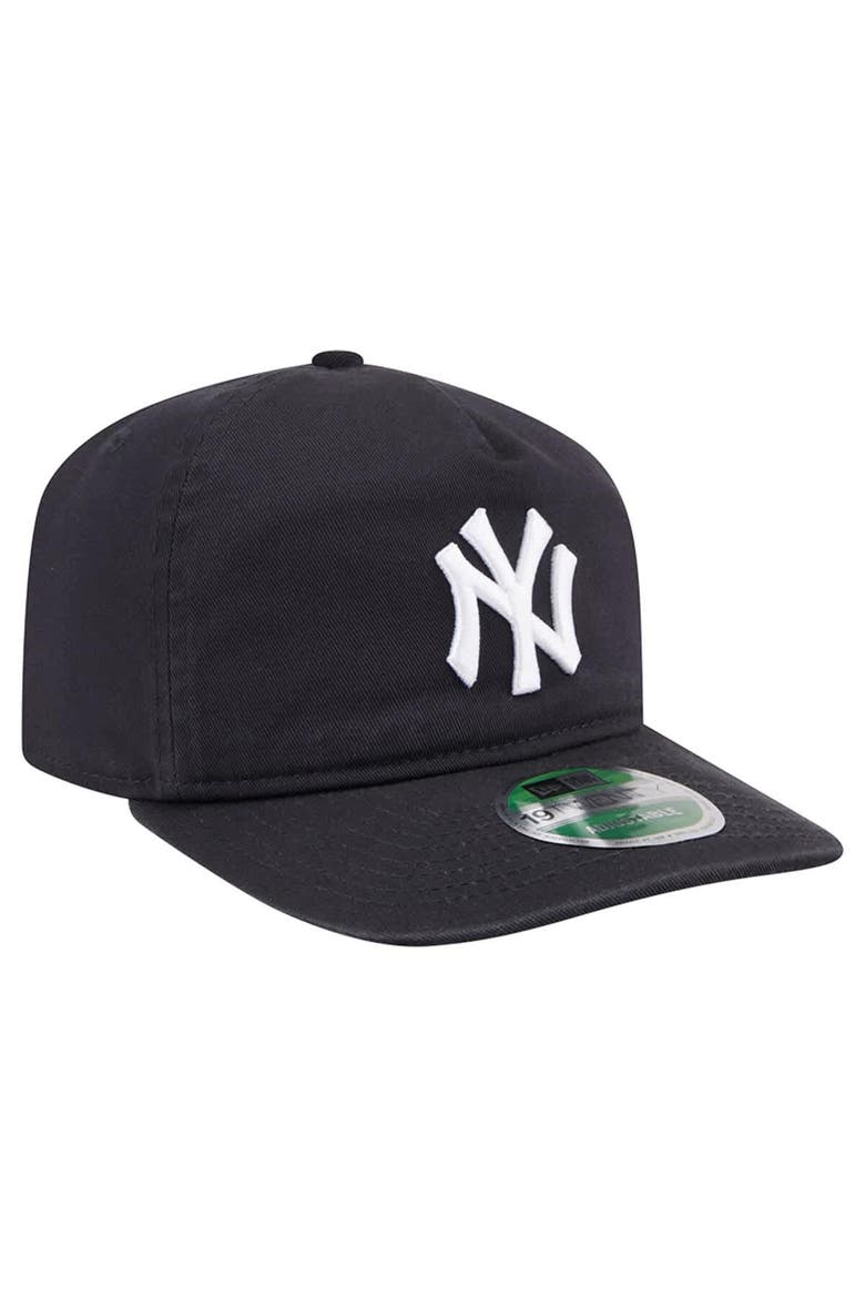 Men's New Era  Navy New York Yankees Team 19TWENTY Adjustable Hat, Alternate, color, Navy