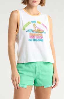 MOTHER The Strong & Silent Type Cotton Graphic Tank