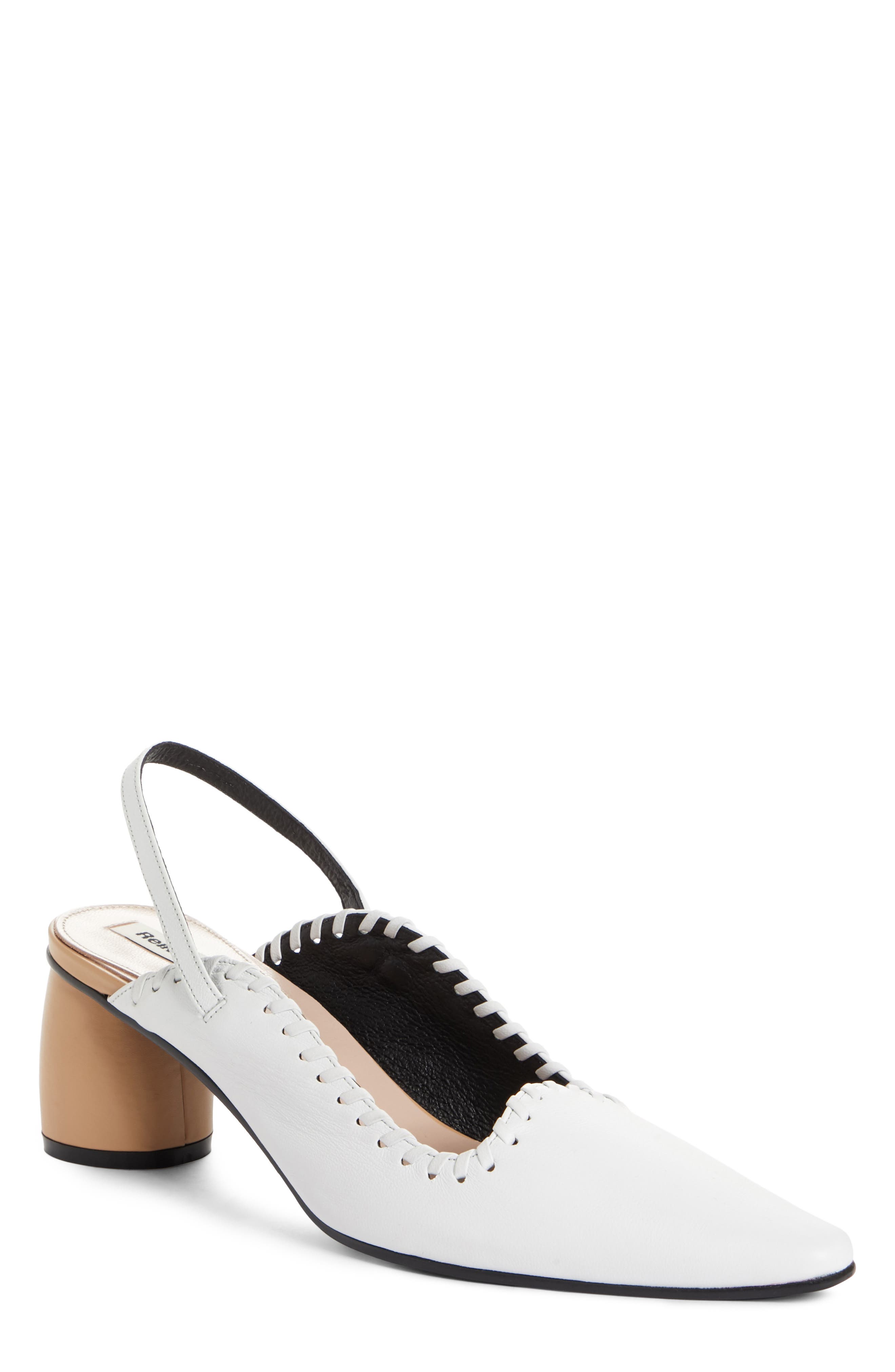 Reike Nen Curved Middle Slingback Pump, Main, color, 