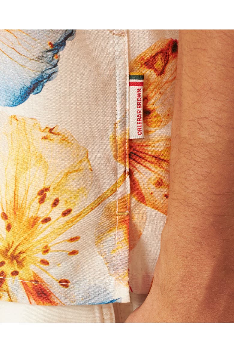 Hibbert Exclusive-Print Classic-Fit Shirt, Alternate, color, White Sand